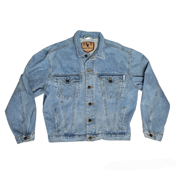 Vintage Other - Vintage light wash denim jacket size medium
